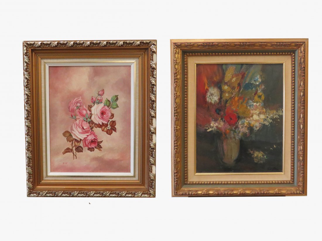 AMERICAN SCHOOL (20TH CENTURY), LOT (2) OIL ON CANVAS (1 of 5)