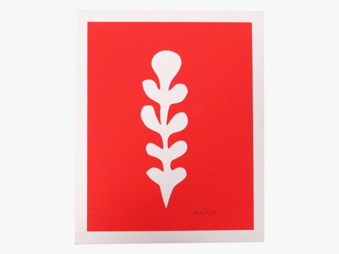 AFTER HENRI MATISSE (FRANCE 1869-1954), SERIGRAPH, (1 of 2)