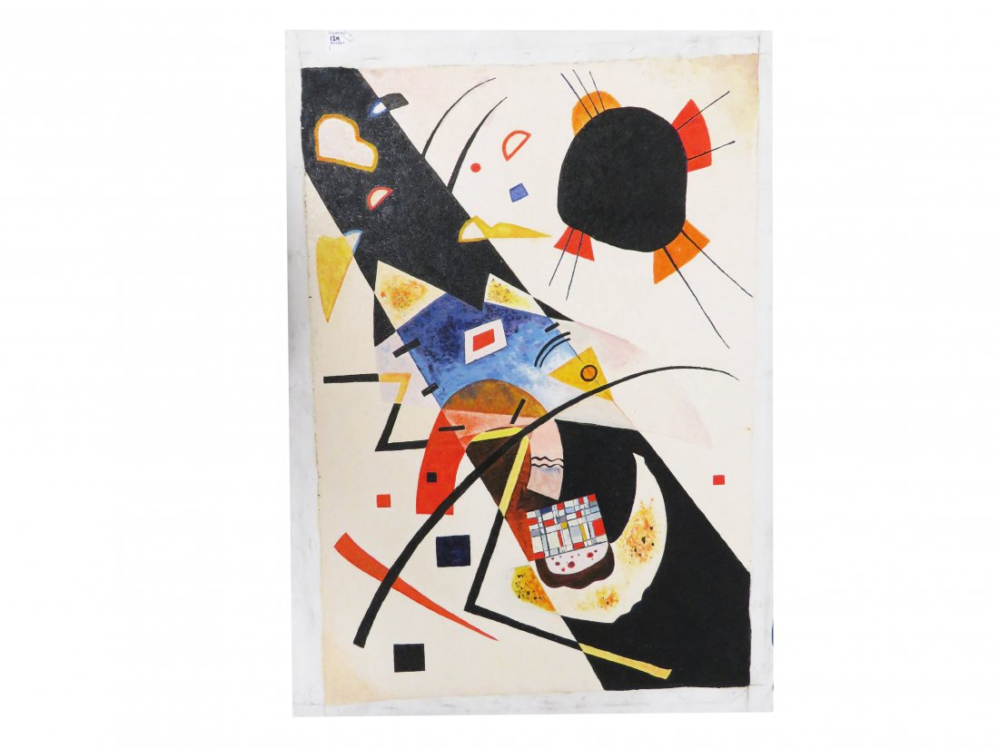 AFTER WASSILY KANDINSKY (RUSSIA/FRANCE 1866-1944), OIL (1 of 2)