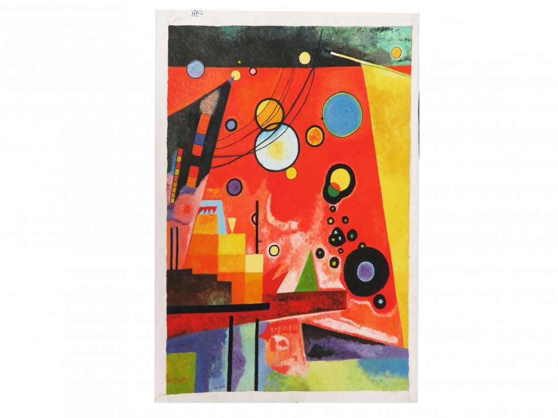 AFTER WASSILY KANDINSKY (RUSSIA/FRANCE 1866-1944), OIL (1 of 2)