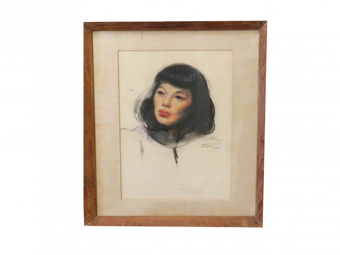 MARTHA SAWYERS (AMERICAN/TEXAS 1902-1988), PASTEL (1 of 2)