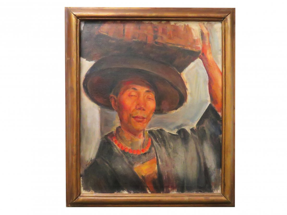 KENNETH LYNCH (AMERICAN 20TH CENTURY), OIL ON CANVAS, (1 of 4)