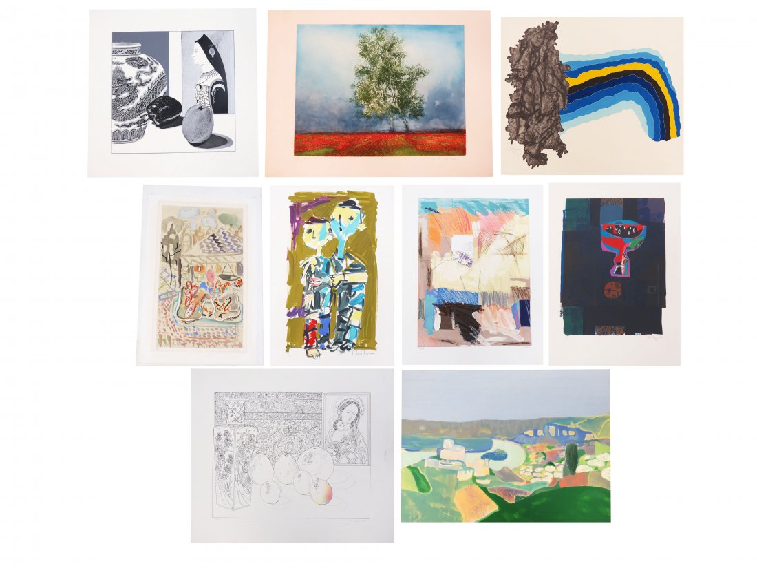 LOT (11) LITHOGRAPHS AND SERIGRAPHS INCLUDING ROGER (1 of 10)