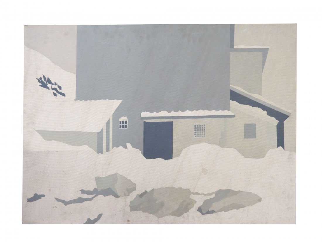 RAPHAEL ELLENDER (AMERICAN 1906-1972), OIL ON MASONITE, (1 of 2)