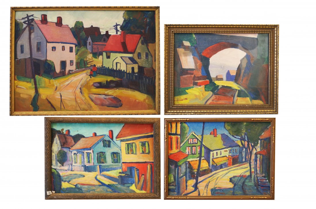 HARRIETTE M. LANDON (AMERICAN 1896-1977), LOT (4) OIL (1 of 1)