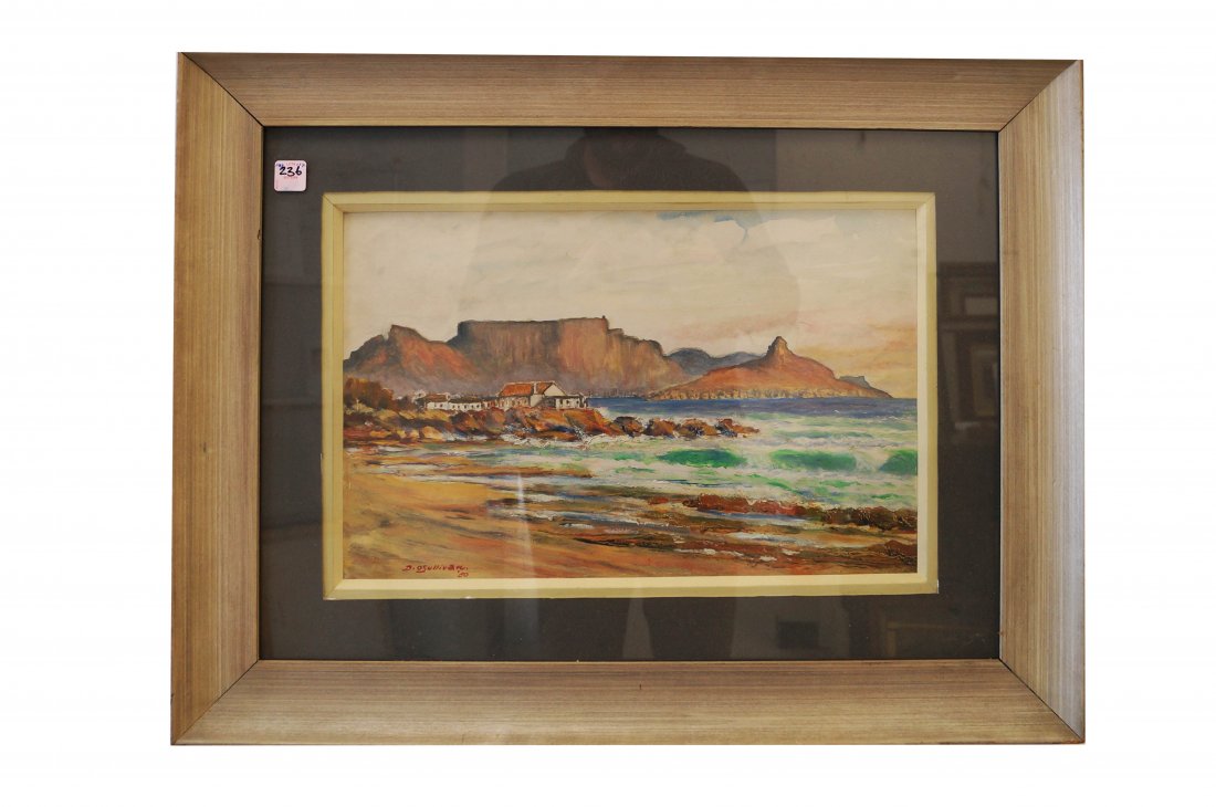 IRISH SCHOOL (20TH CENTURY), OIL ON BOARD, "CREAM MT.", (1 of 2)