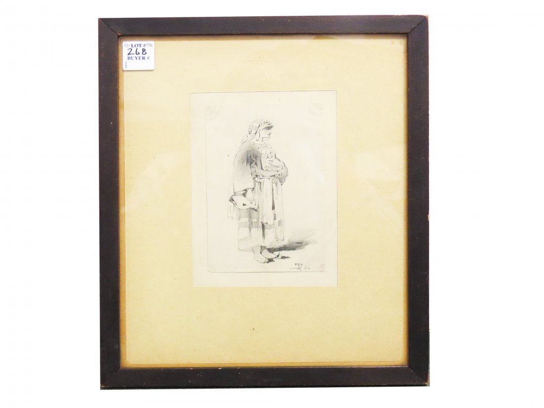 VASSILI POLENOV (1844-1927), GRAFFITI SKETCH, STUDY FOR (1 of 3)