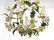 FRENCH STYLE PAINTED METAL CHANDELIER. HEIGHT 20" - 2