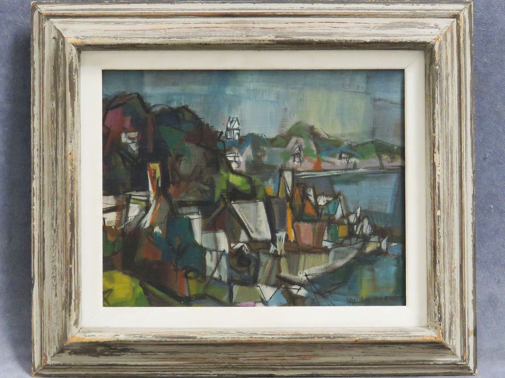 WILL BARNETT (AMERICAN/PA 1918-1992), OIL ON CANVAS, (1 of 3)