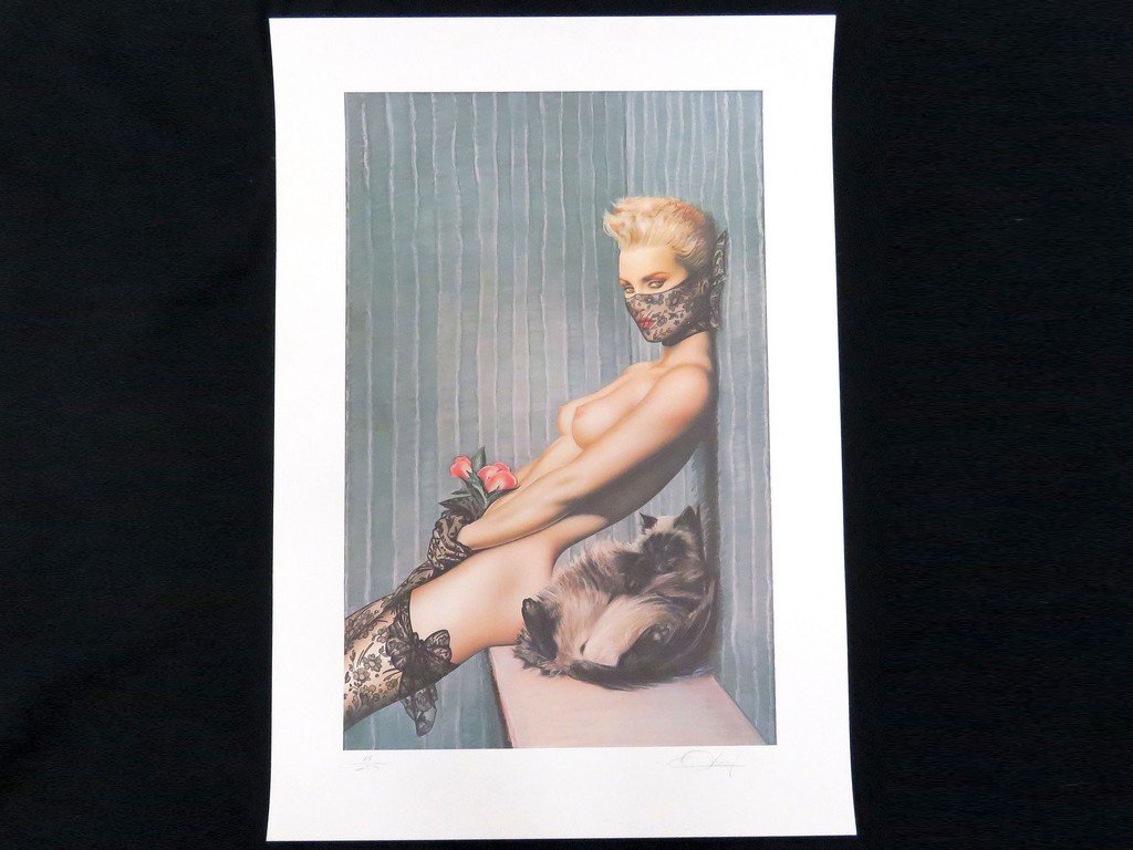 OLIVIA DE BERARDINIS (AMERICAN 1948-), OFFSET (1 of 2)