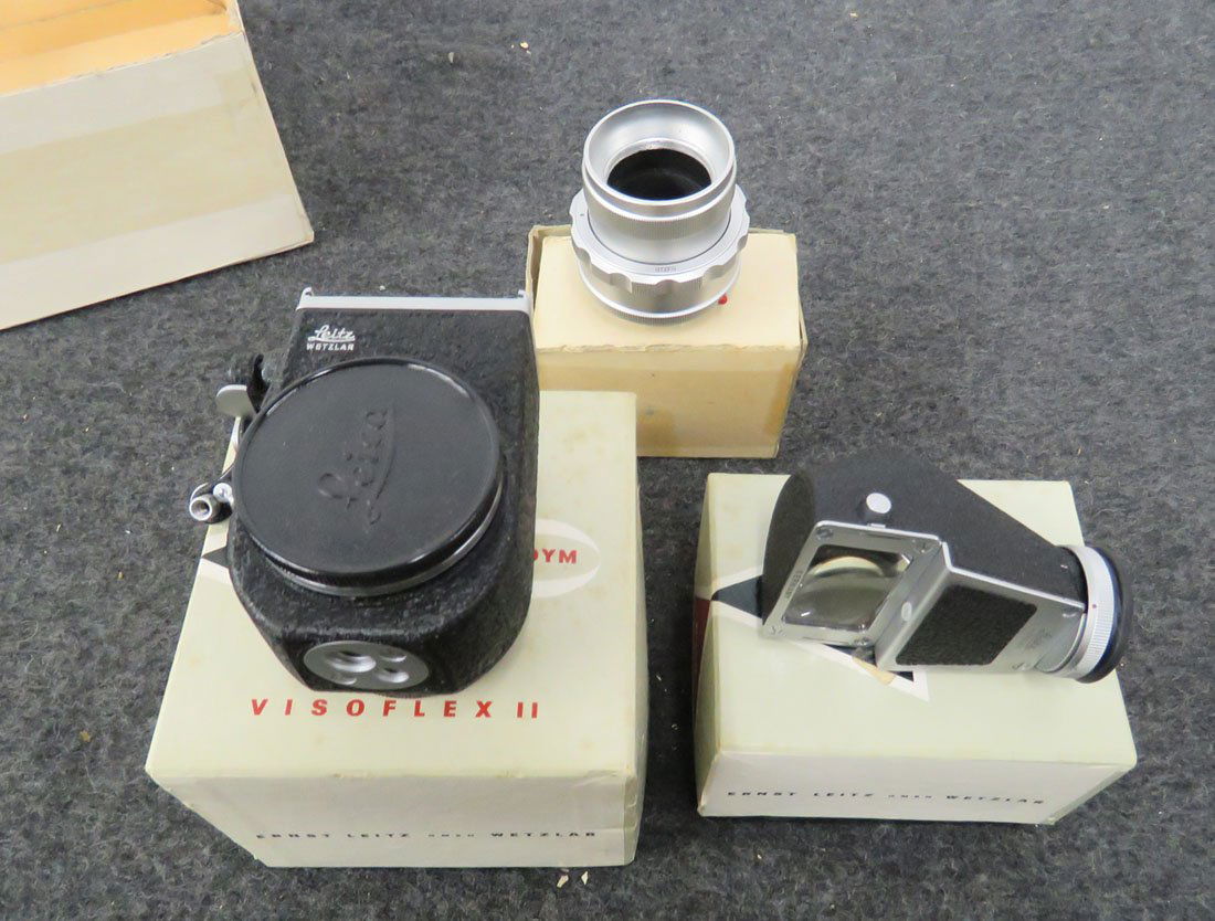 LOT (3) INCLUDING VINTAGE LEICA VISOFLEX II, #16460T, (1 of 6)