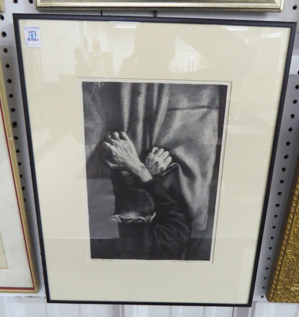 JACK BOOKBINDER (AMERICAN 1911-1972), LITHOGRAPH, "THE (1 of 3)