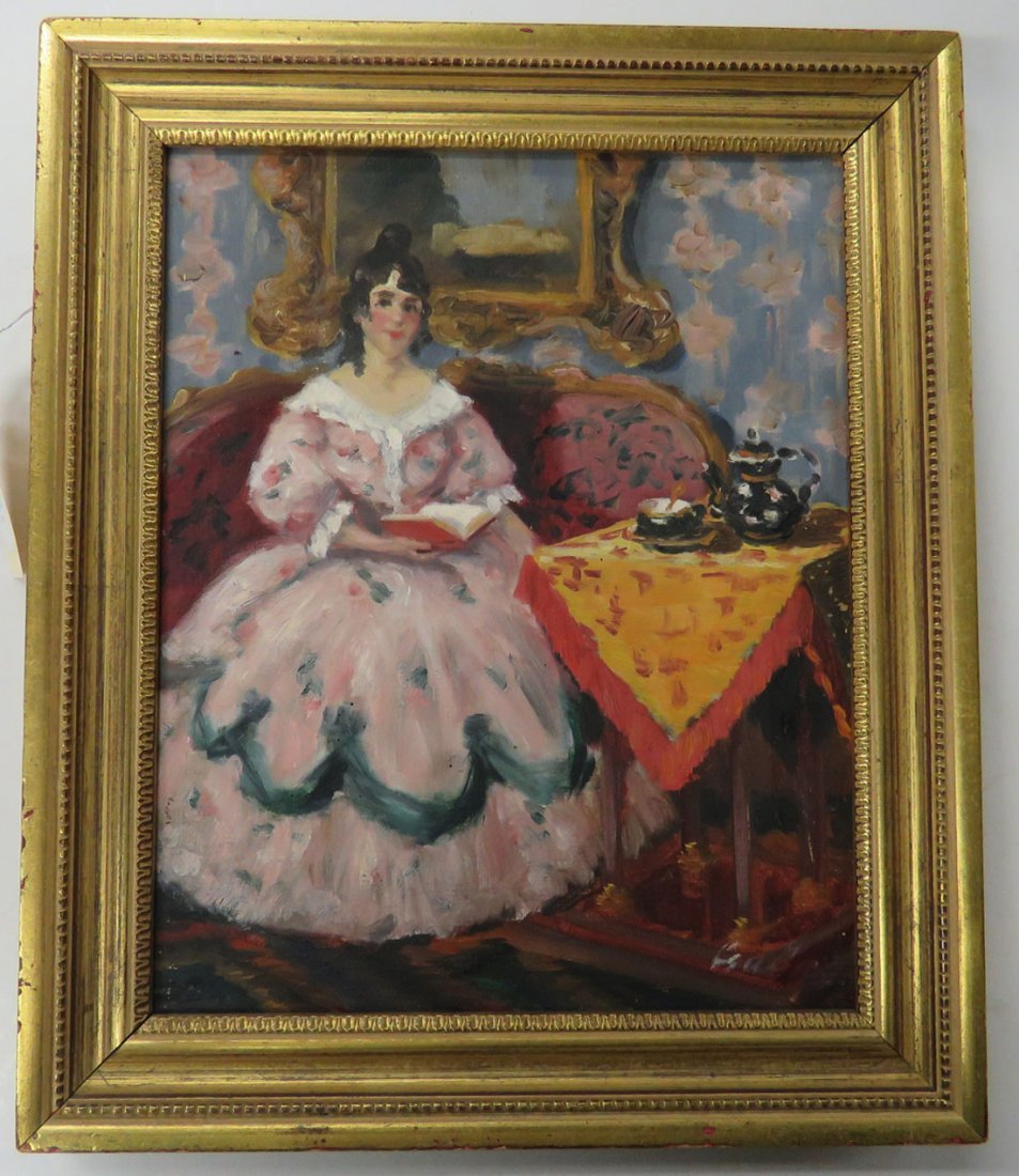 AMERICAN SCHOOL (20TH CENTURY), OIL ON CANVAS, (1 of 4)