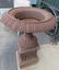 VINTAGE CAST IRON PEDESTAL PLANTER AND BASE