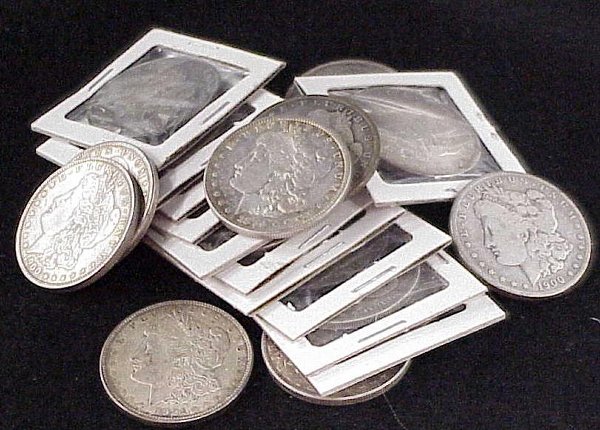 LOT (19) ASSORTED MORGAN SILVER DOLLARS