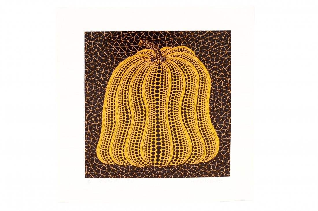 YAYOI KUSAMA (JAPANESE/AMERICAN 1929-) SERIGRAPH, (1 of 3)