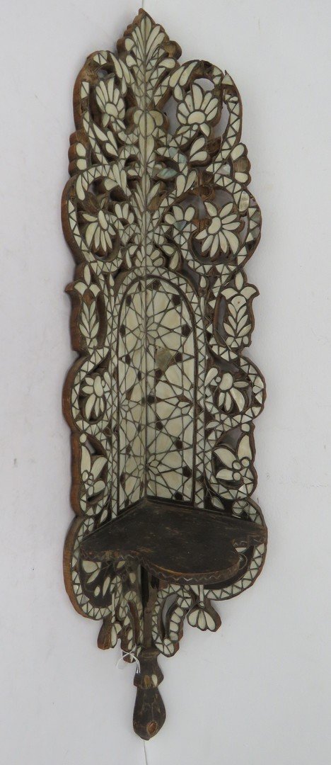 VINTAGE MIDDLE EASTERN MOTHER-OF-PEARL INLAID HANGING (1 of 4)
