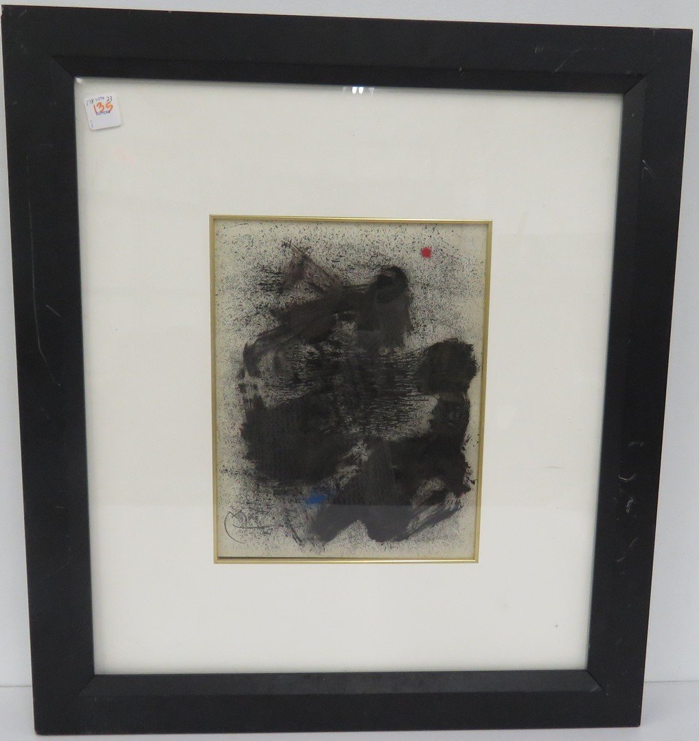 AFTER JOAN MIRO (SPAIN 1893-1983) MIXED MEDIUM (1 of 4)
