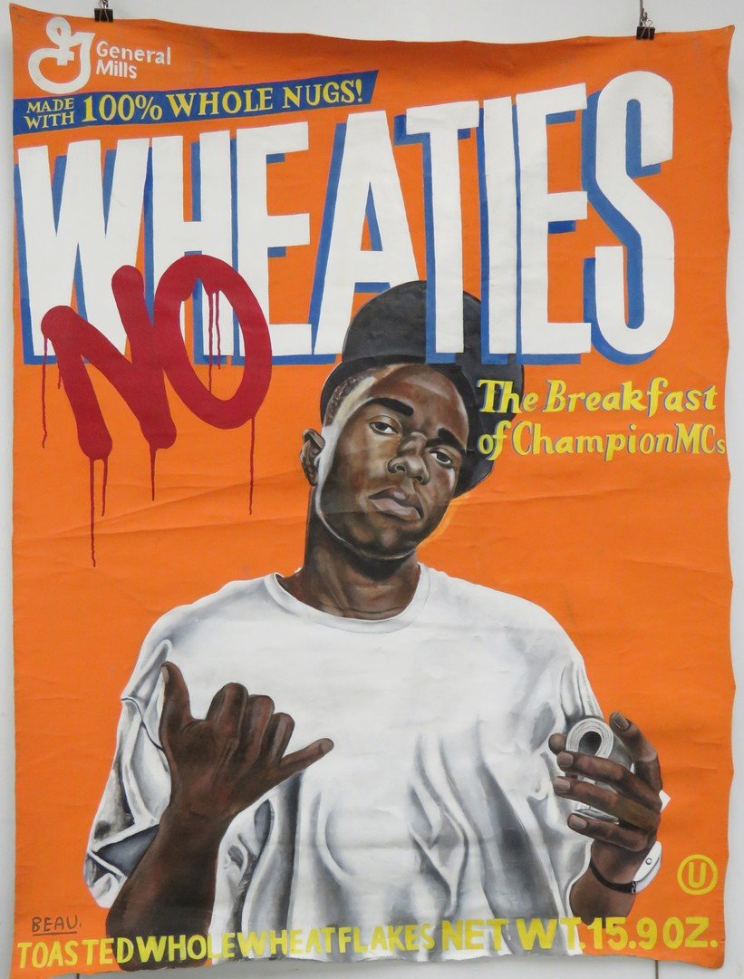 BEAU (NY 20TH CENTURY-GRAFITI ARTIST), OIL ON CANVAS, (1 of 6)