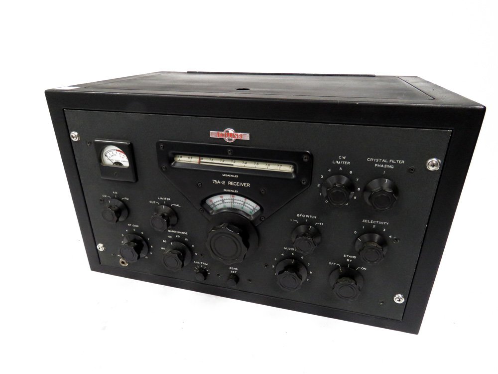 COLLINS 75 A-2 CLASSIC HF, TUBE TYPE, HAM BAND (1 of 3)