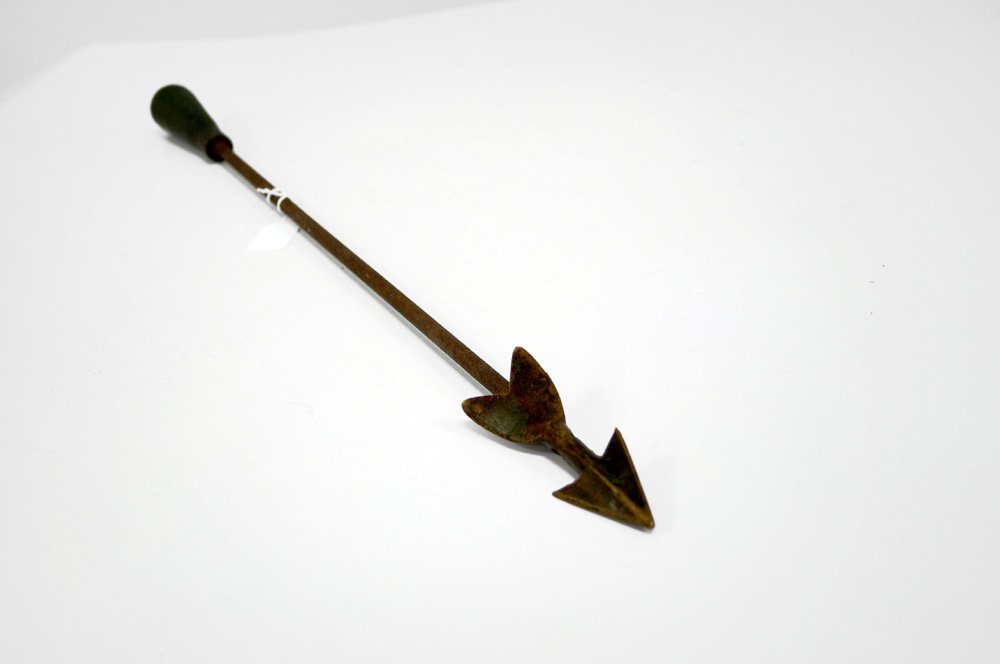 AMERICAN BRONZE AND IRON WHALING HARPOON TIP, 19TH (1 of 4)