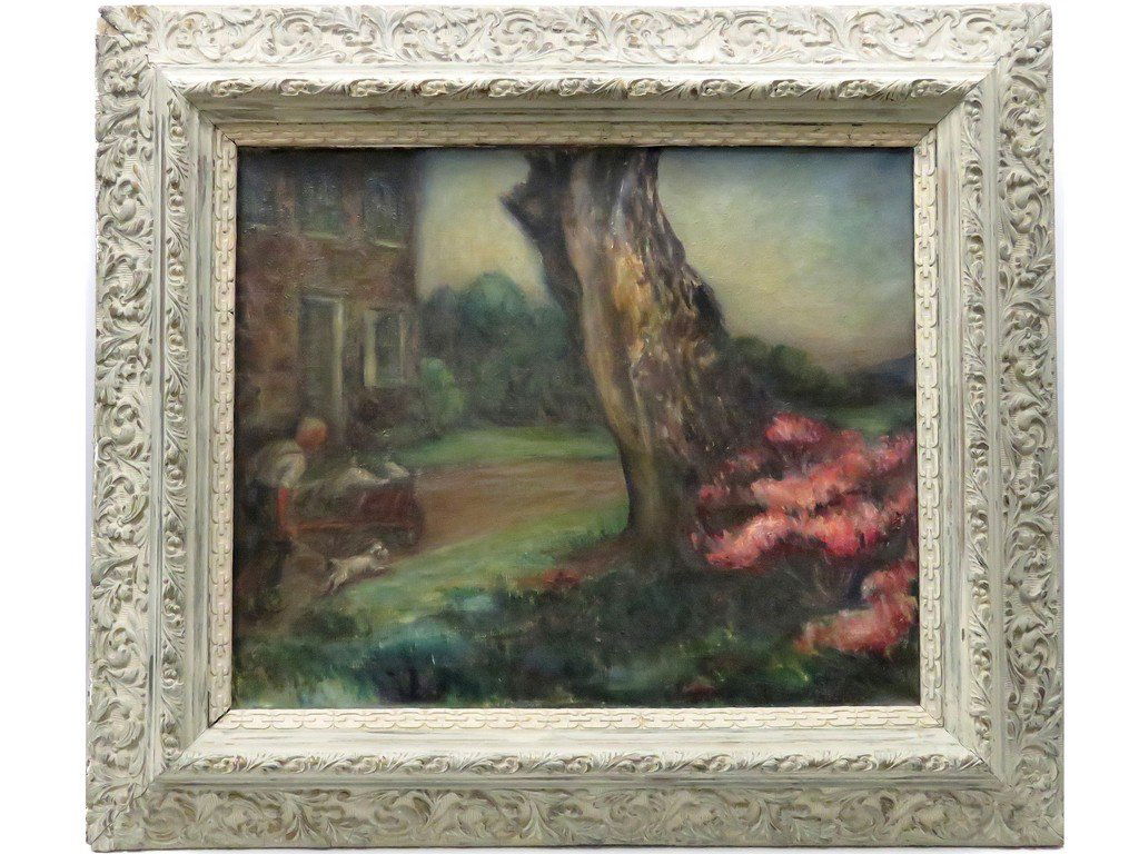 HELEN L. ROBERTS (AMERICAN 1884-1994), OIL ON CANVAS, (1 of 5)