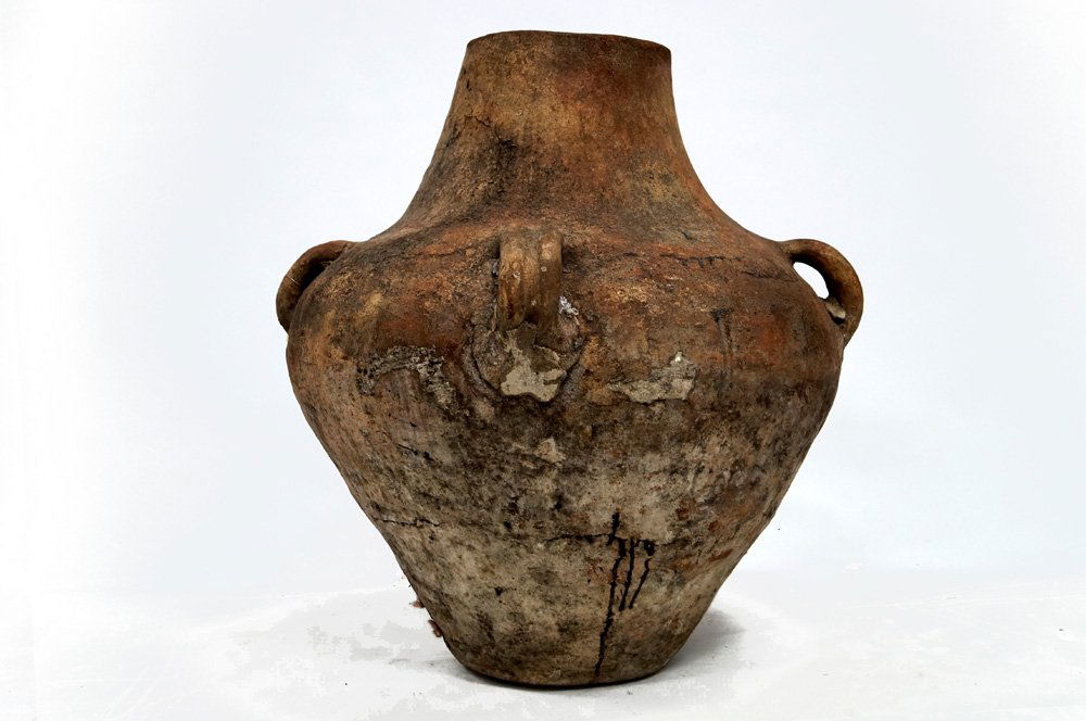 EASTERN MEDITERRANEAN (GREEK) TERRA COTTA "PITHOS" (1 of 2)