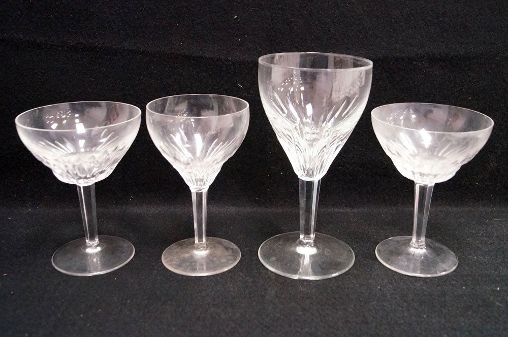 LOT CUT CRYSTAL STEMWARE (115) PIECES INCLUDING (6) 7" (1 of 1)
