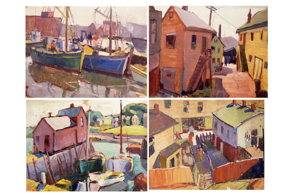 HARRIETTE M. LANDON (AMERICAN 1896-1977), LOT (4) OIL (1 of 1)