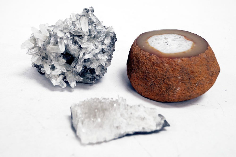 LOT (3) MINERAL SPECIMENS INCLUDING QUARTZ, CRYSTALS (1 of 1)