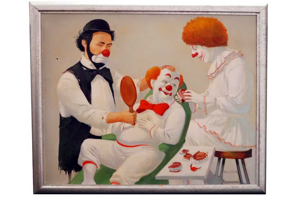 ROBERT OWEN (AMERICAN 1950-), OIL ON CANVAS, "NEW (1 of 1)