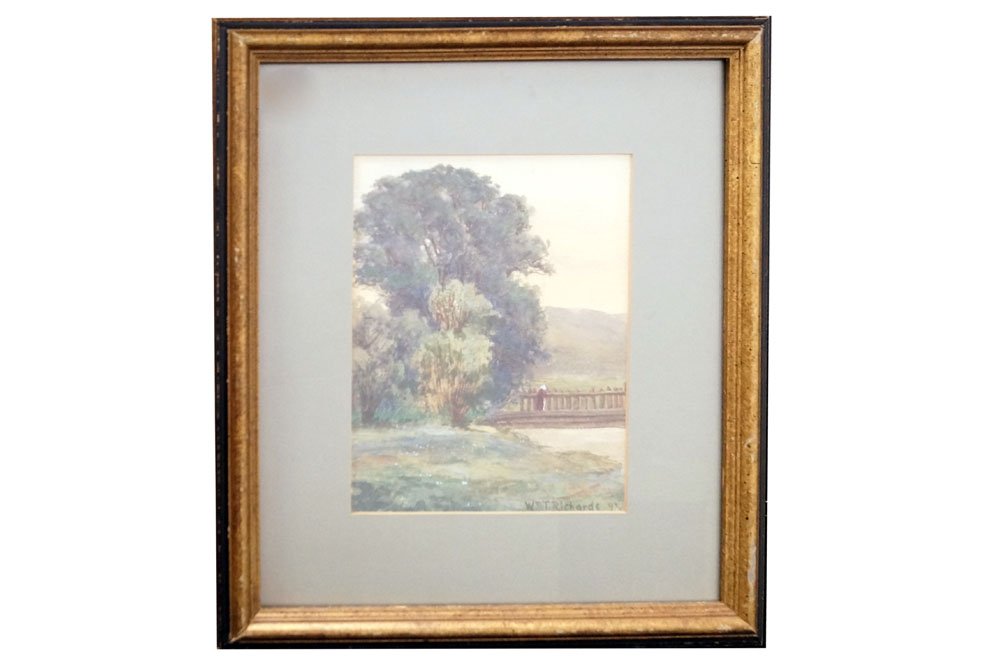 AMERICAN SCHOOL (19TH CENTURY), WATERCOLOR, LANDSCAPE (1 of 2)
