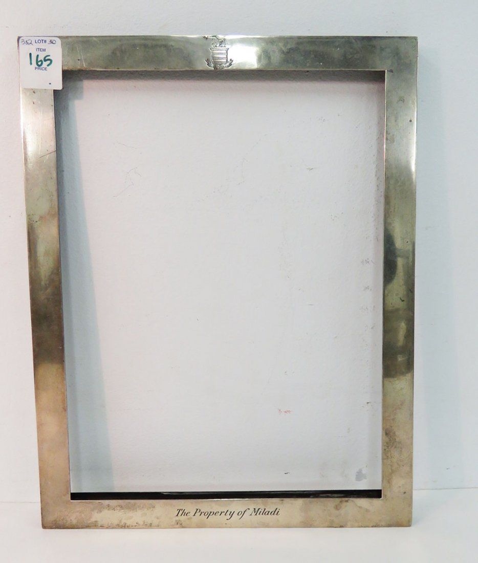 TIFFANY & CO. MAKERS STERLING PICTURE FRAME, #16545 (1 of 4)