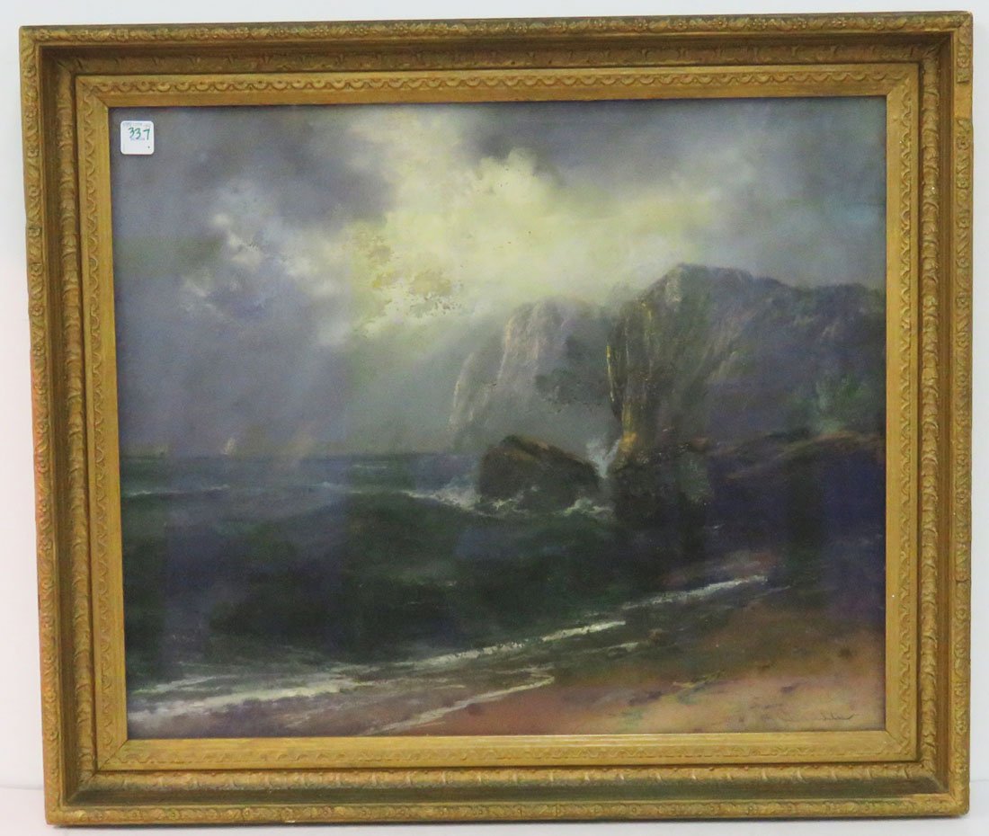 WILLIAM CHANDLER (AMERICAN 19/20TH CENTURY) PASTEL, (1 of 5)