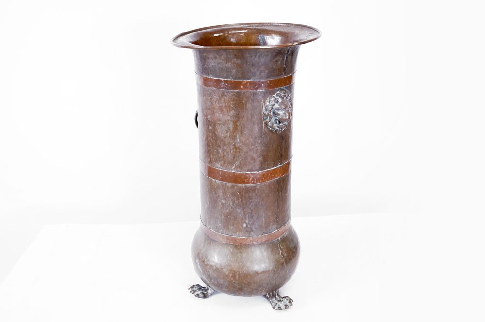 IMPERIAL RUSSIAN HAMMERED COPPER AND BRASS UMBRELLA (1 of 3)