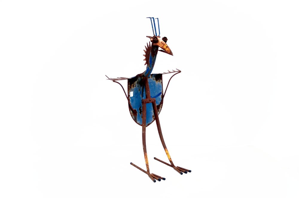 FOUND OBJECT, "GOONEY BIRD" SCULPTURE. HEIGHT 30" (1 of 2)