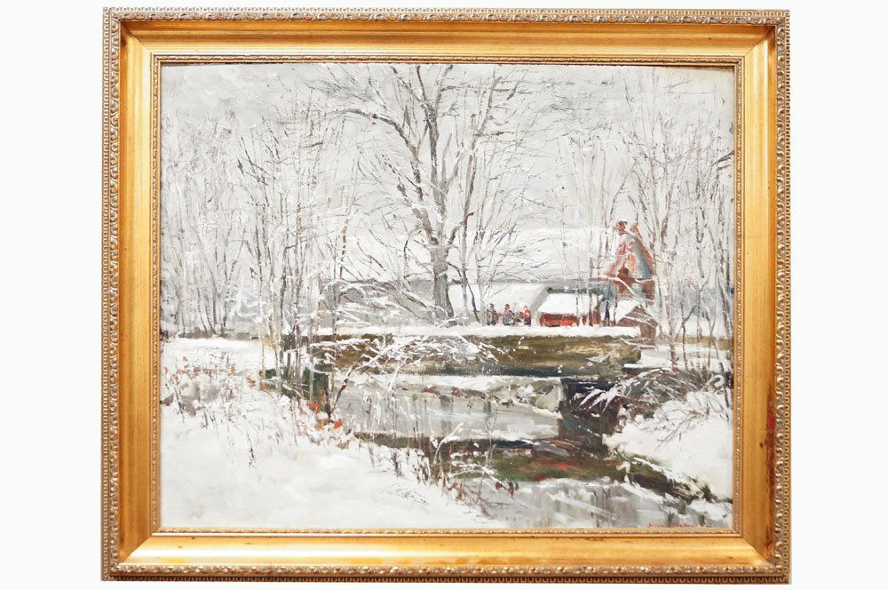 BOGOMIR BOGDANOVIC (AMERICAN 1923-2011), OIL (1 of 2)