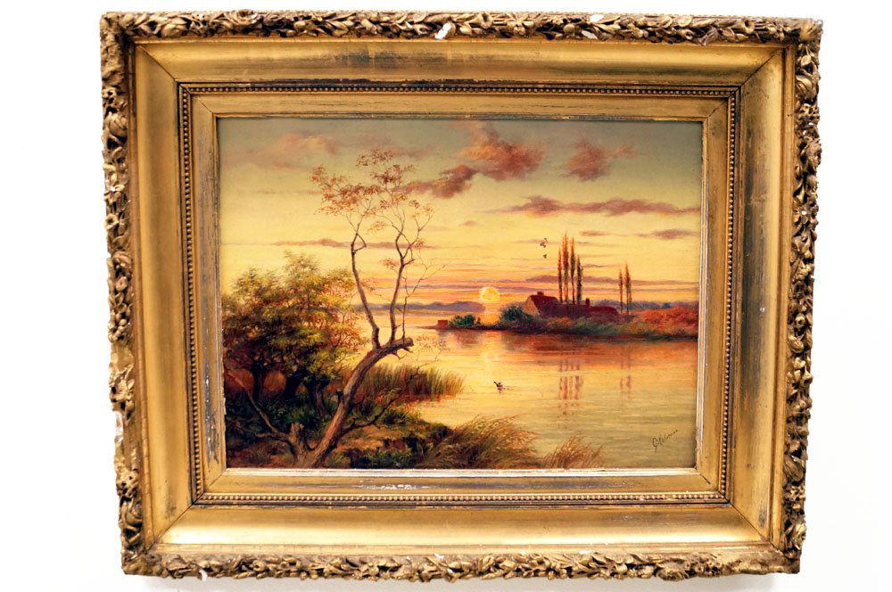 AMERICAN SCHOOL (19/20TH CENTURY), OIL ON CANVAS, (1 of 3)