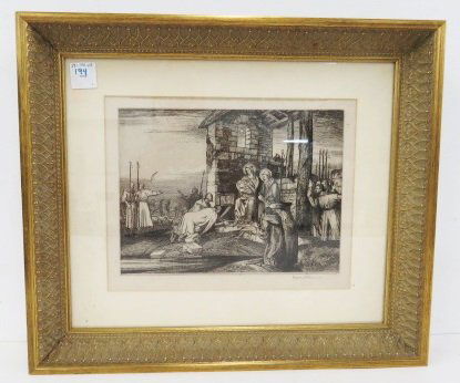 EDWARD BOWVERIE HOYTON (BRITISH 1900-1988), ETCHING, (1 of 4)