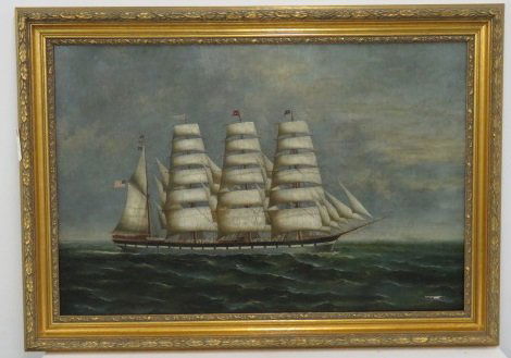 AFTER J. CLARK (UK 19TH CENTURY), GICLEE, CLIPPER SHIP. (1 of 3)