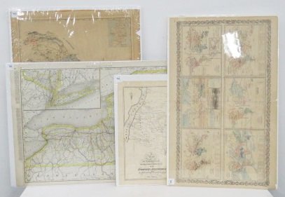 LOT (4) MAPS OF NY INCLUDING COLUMBIA COUNTY AND (1 of 9)