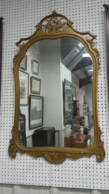 FRENCH EMPIRE STYLE MIRROR. HEIGHT 46 1/2" (1 of 3)