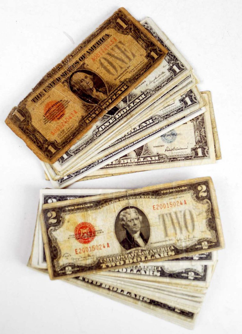 LOT INCLUDING APPROXIMATELY (65) $2 BILLS INCLUDING (1 of 1)