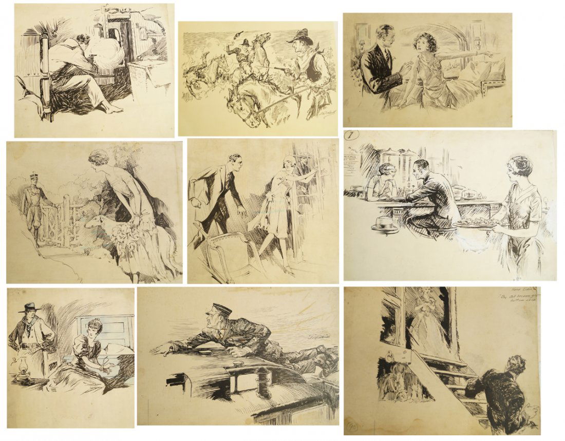 JOHN REA NEILL (AMERICAN/NY 1877-1943), LOT (8) (1 of 1)