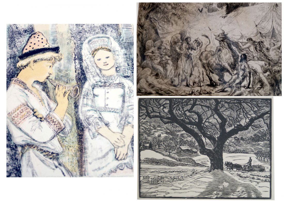 LOT (3) ORIGINAL PRINTS INCLUDING ELOISE HOWARD (1 of 1)