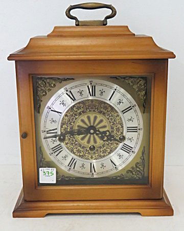 W. HEID (GERMAN) MAPLE BRACKET CLOCK WITH WESTMINSTER (1 of 6)