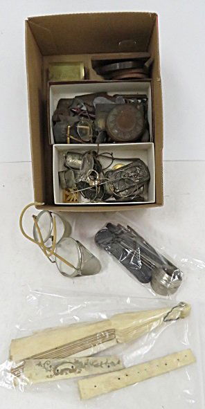 LOT INCLUDING VINTAGE EYE GLASSES, WATCH WRENCHES, (1 of 5)