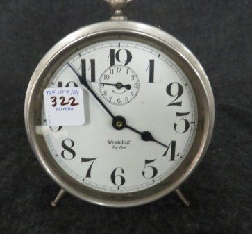WESTCLOX "BIG BEN" ALARM CLOCK. DIAMETER 5 1/4": WESTCLOX "BIG BEN" ALARM CLOCK. DIAMETER 5 1/4"