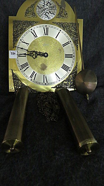 GERMAN BRASS WAG ON THE WALL CLOCK (1 of 1)