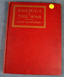 AMERICAN IN THE WAR, LOUIS RAEMAEKERS, CENTURY CO. 1918: AMERICAN IN THE WAR, LOUIS RAEMAEKERS, CENTURY CO. 1918